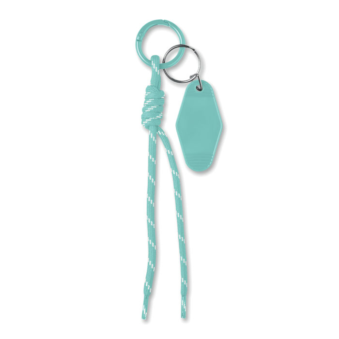 Porte-clés à personnaliser avec cordon tressé Keybraid Vert menthe